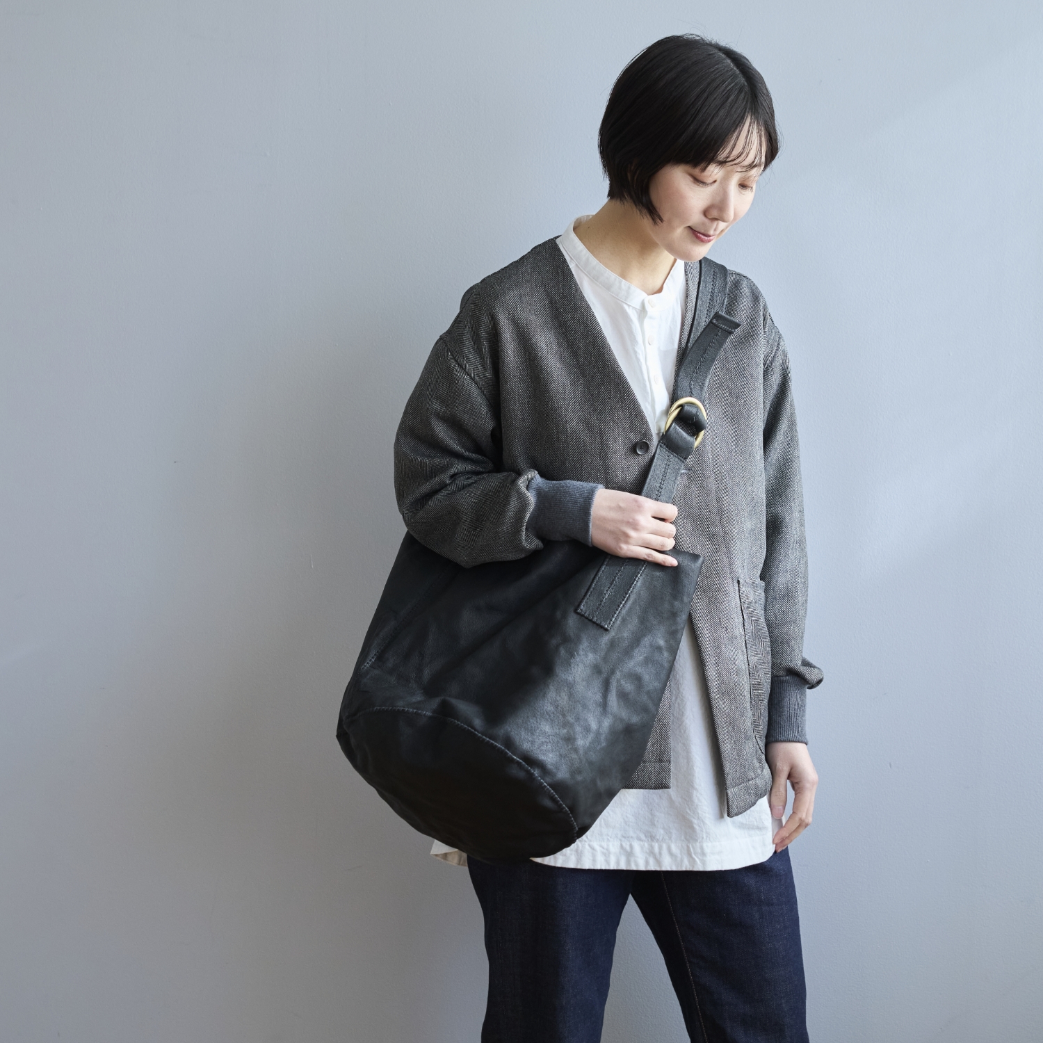 【受注生産品】amenez-moi!/circle bag 80